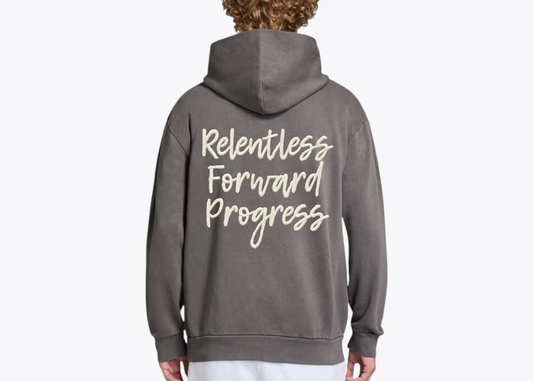 Relentless Forward Progress — Tornado Black Hoodie