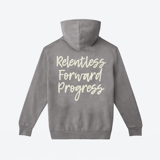 Relentless Forward Progress — Tornado Black Hoodie